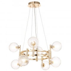 Подвесная люстра Crystal Lux LUXURY SP8 GOLD