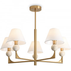 Люстра на штанге Freya FR2043CL-05BS