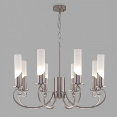 Подвесная люстра Eurosvet 60117/8 никель