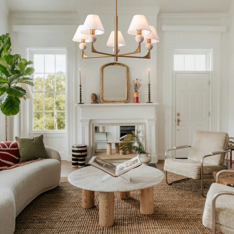 Люстра на штанге Freya FR2043CL-05BS1