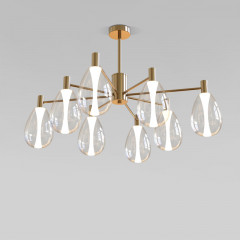 Люстра на штанге Eurosvet 60175/8 латунь