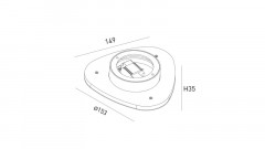Бра DesignLed ML-TR153-WH-WW