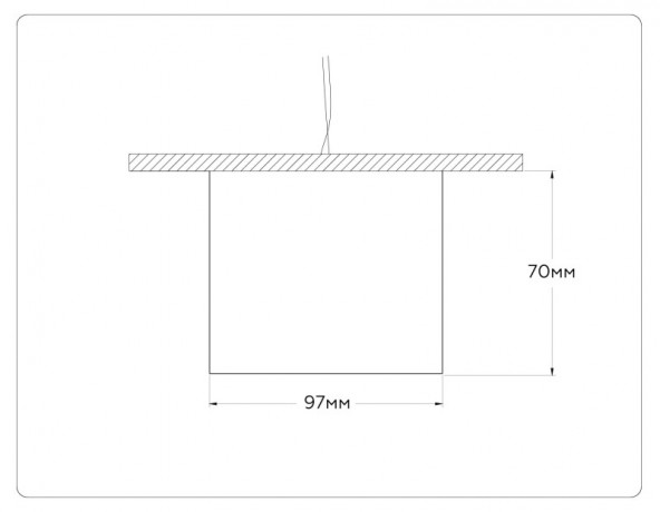 Накладной светильник Ambrella Light TN52885