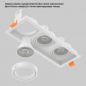 Встраиваемый светильник Crystal Lux CLT 068C3 WH