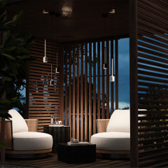 Подвесной уличный светильник Maytoni O491PL-L6B3K