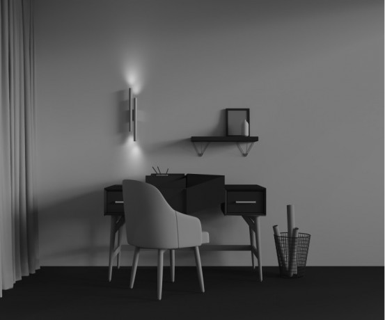 Бра Maytoni Technical C082WL-24W2.7K-BS