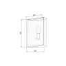 Бра Vele Luce VL4135W01