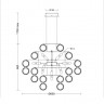 Подвесная люстра Fluorite FL1107-25P