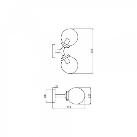 Бра Vele Luce VL1872W02