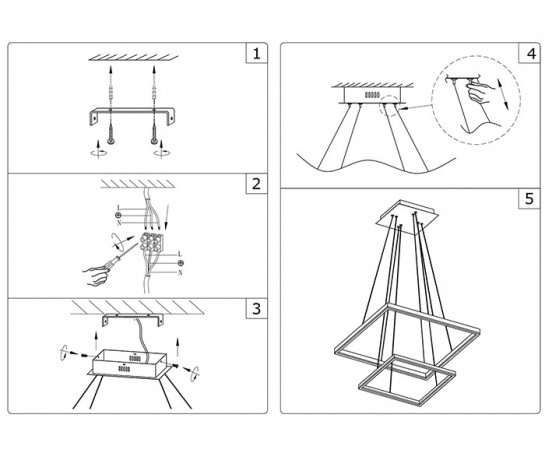 Подвесной светильник Kink Light 08227,01(4000K)
