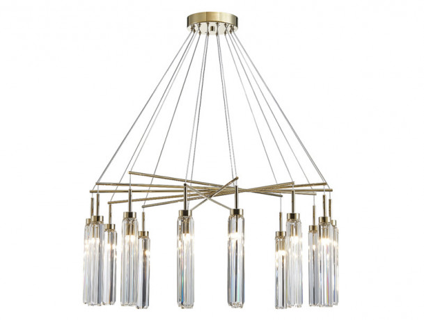 Подвесная люстра Newport 4524+10/S gold