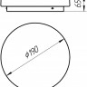 Накладной светильник ARTE Lamp A6812PL-1WH