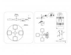 Люстра на штанге Ambrella Light FL4879