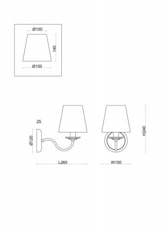 Бра Freya FR2027WL-01N