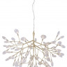 Подвесная люстра Crystal Lux EVITA SP63 GOLD/TRANSPARENT