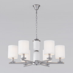 Подвесная люстра Eurosvet 60146/6 никель