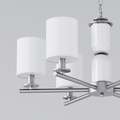 Подвесная люстра Eurosvet 60146/6 никель