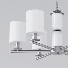 Подвесная люстра Eurosvet 60146/6 никель