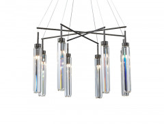 Подвесная люстра Newport 4524+4/S black glossy