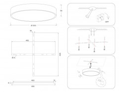 Накладной светильник Ambrella Light FV5533