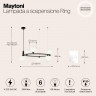 Подвесная люстра Maytoni MOD013PL-06B