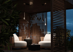 Подвесной уличный светильник Maytoni O491PL-L8W3K