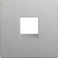 Клавиша/Накладка Werkel WL09-RJ-11-CP серебряный рифленый