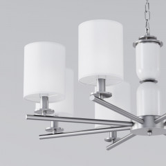 Подвесная люстра Eurosvet 60146/8 никель