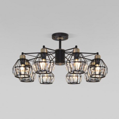 Люстра на штанге Eurosvet 70075/8 черный