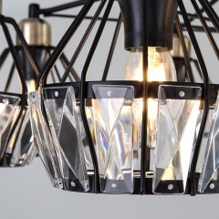 Люстра на штанге Eurosvet 70075/8 черный