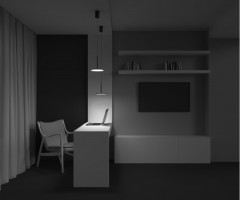 Подвесной светильник Maytoni Technical P076PL-L12W4K-B