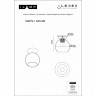 Накладной светильник iLamp C6079-1 BK+SM