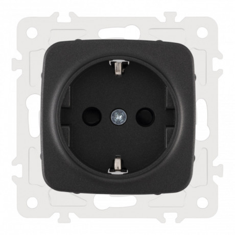 Розетка Arte Milano 205.40-1.black
