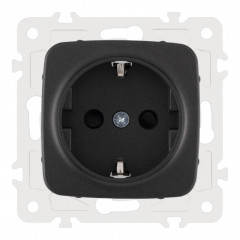 Розетка Arte Milano 205.40-1.black