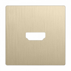 Клавиша/Накладка Werkel WL10-HDMI-CP шампань рифленый