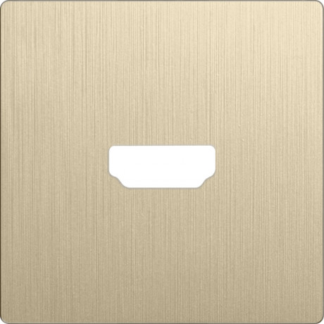 Клавиша/Накладка Werkel WL10-HDMI-CP шампань рифленый