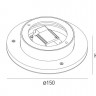 Бра DesignLed ML-R200-BL-WW