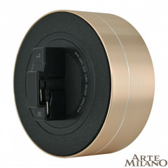 Трековая система розеток Arte Milano 380011TLS/LWS Gold