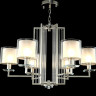 Подвесная люстра Crystal Lux NICOLAS SP-PL6 NICKEL/WHITE