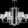 Подвесная люстра Crystal Lux NICOLAS SP-PL6 NICKEL/WHITE