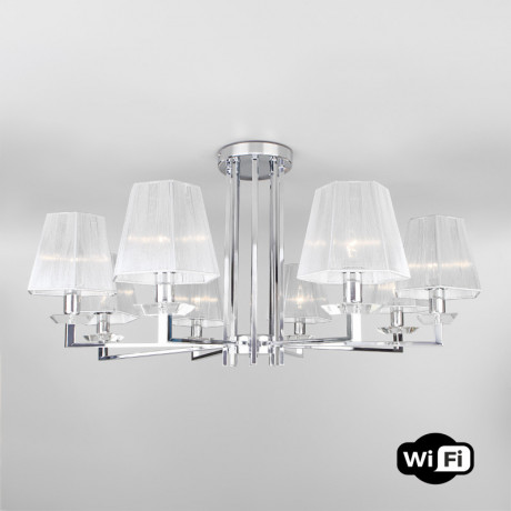 Люстра на штанге Eurosvet 60125/8 хром Smart (60114/8)