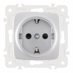 Розетка Arte Milano 205.40-1.silver