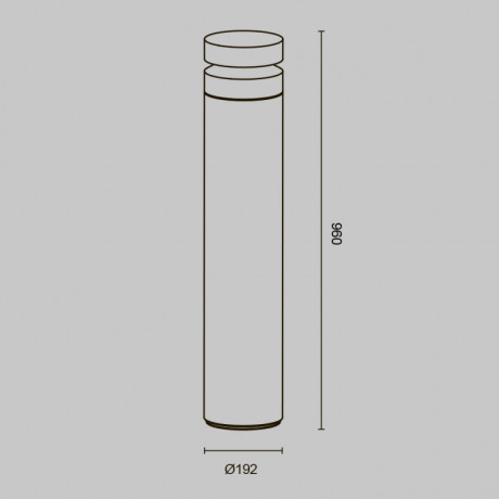 Садово-парковый светильник Maytoni O469FL-L20CM3K1