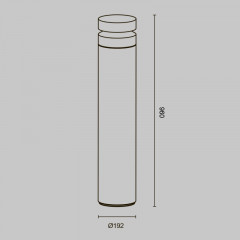 Садово-парковый светильник Maytoni O469FL-L20CM3K1