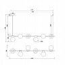 Подвесная люстра Freya FR5232PL-06B1
