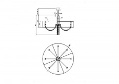 Подвесная люстра Maytoni DIA008PL-08CH