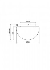 Накладной светильник Maytoni MOD270CL-01G