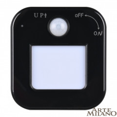 Трековая система розеток Arte Milano 380022TLS/LWS Black