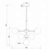 Люстра на штанге Freya FR5233PL-13BS