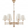 Подвесная люстра Crystal Lux FLAVIO SP6 GOLD